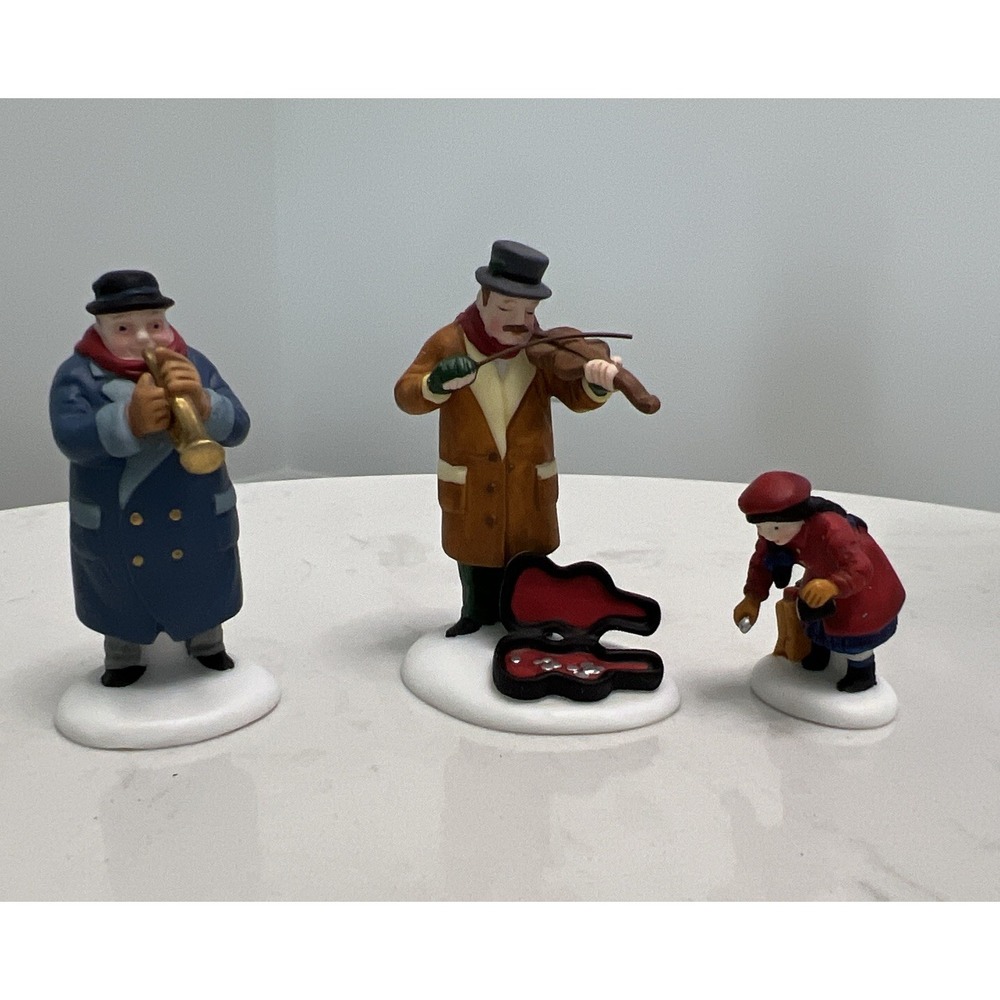 Department 56 Street Musicians Heritage Village Collection Christmas Figurine